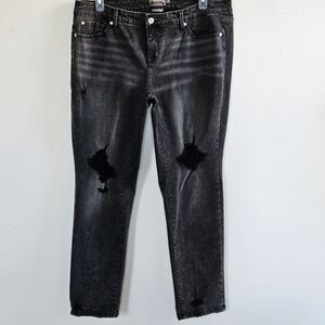TORRID BOYFRIEND DISTRESSED STRAIGHT JEANS WOMEN'S PLUS SIZE 16R